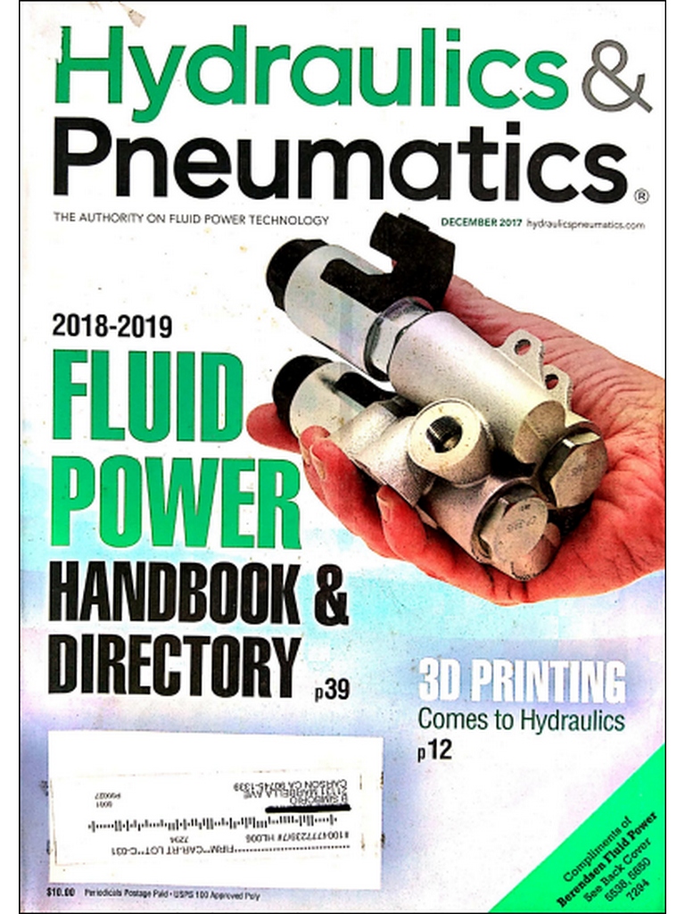 Hydraulics & pneumatics Dec. 2017